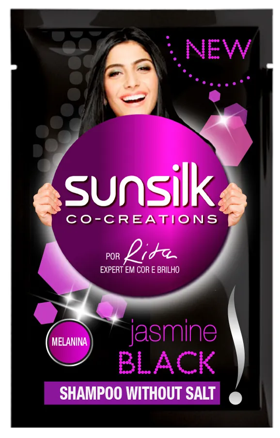 Sunsilk Co-Creations Jasmine Black shampoo campaign poster